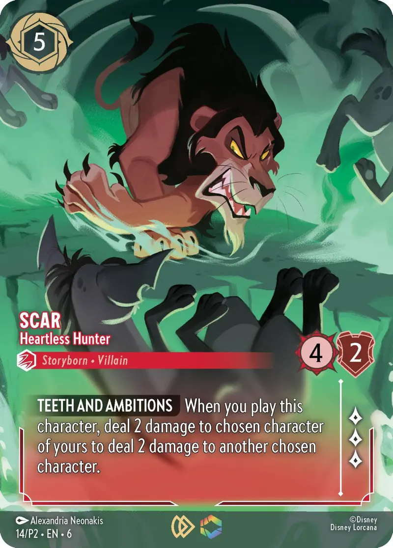 Scar - Heartless Hunter (Store Championship) (14) [Promo Cards] 1
