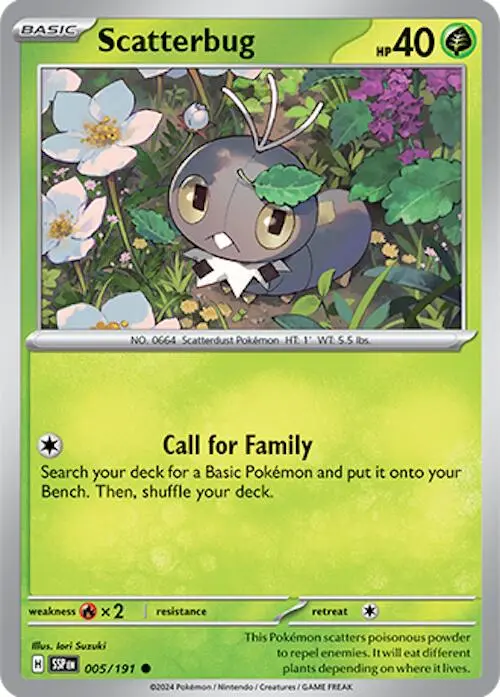 Scatterbug (005/191) [Scarlet & Violet: Surging Sparks] 1