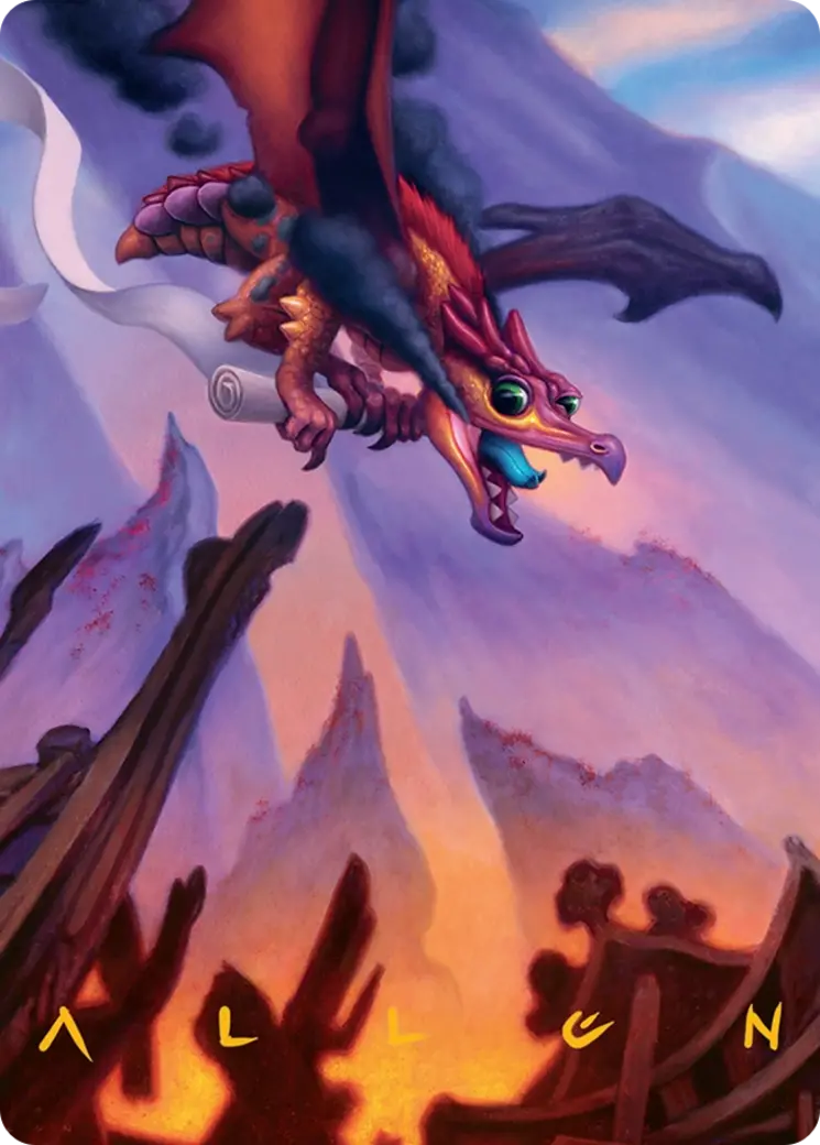 Scavenger Regent Art Card (45/54) [Tarkir: Dragonstorm Art Series] 1