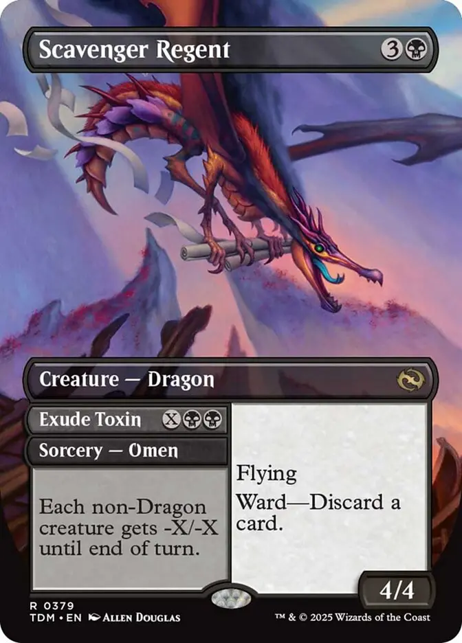 Scavenger Regent (Borderless) [Tarkir: Dragonstorm] 1