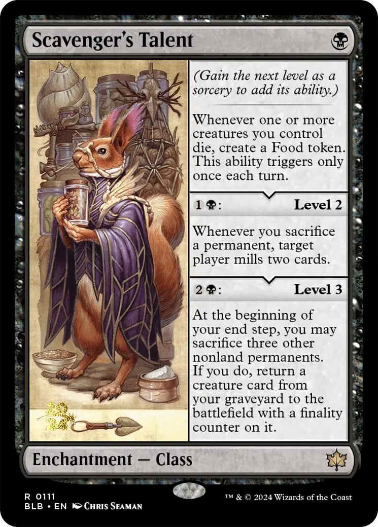 Scavenger's Talent [Bloomburrow Prerelease Promos] 1