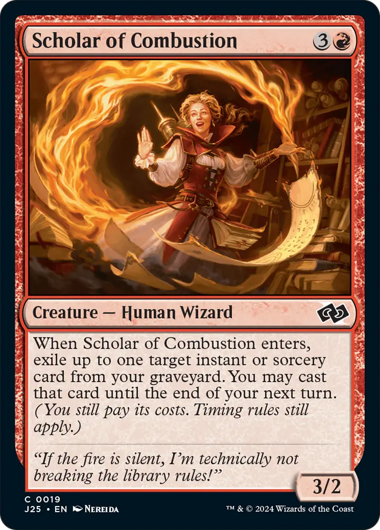 Scholar Of Combustion [Foundations Jumpstart] 1