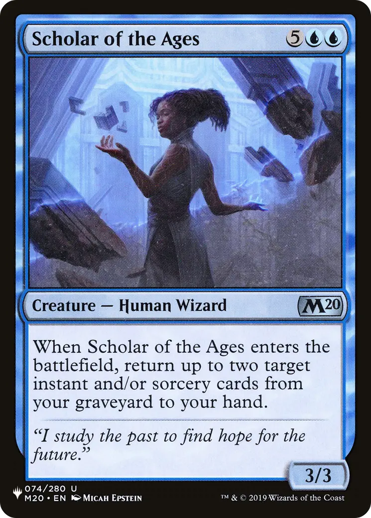 Scholar Of The Ages [The List] 1