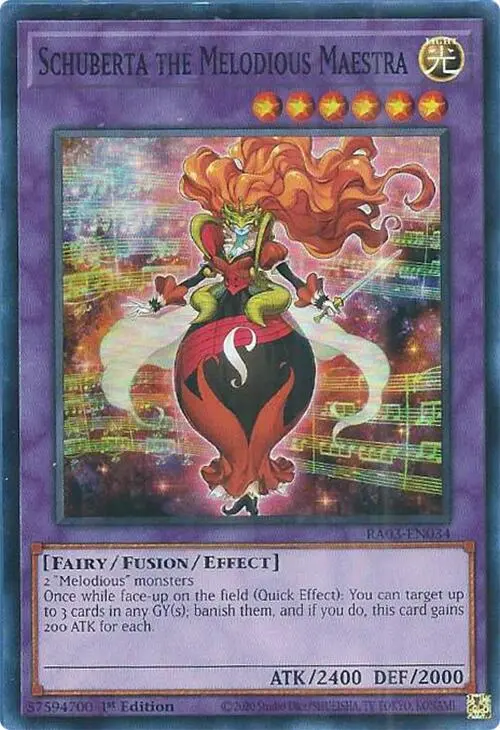 Schuberta The Melodious Maestra [Ra03-En034] Super Rare 1