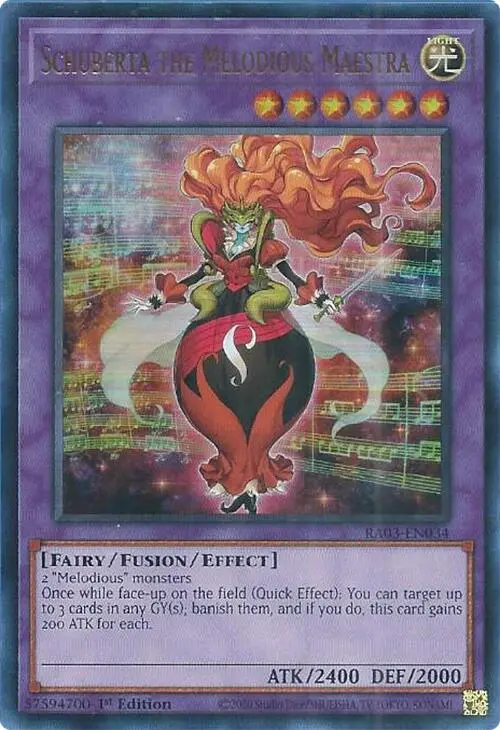 Schuberta The Melodious Maestra (Ur) [Ra03-En034] Ultra Rare 1
