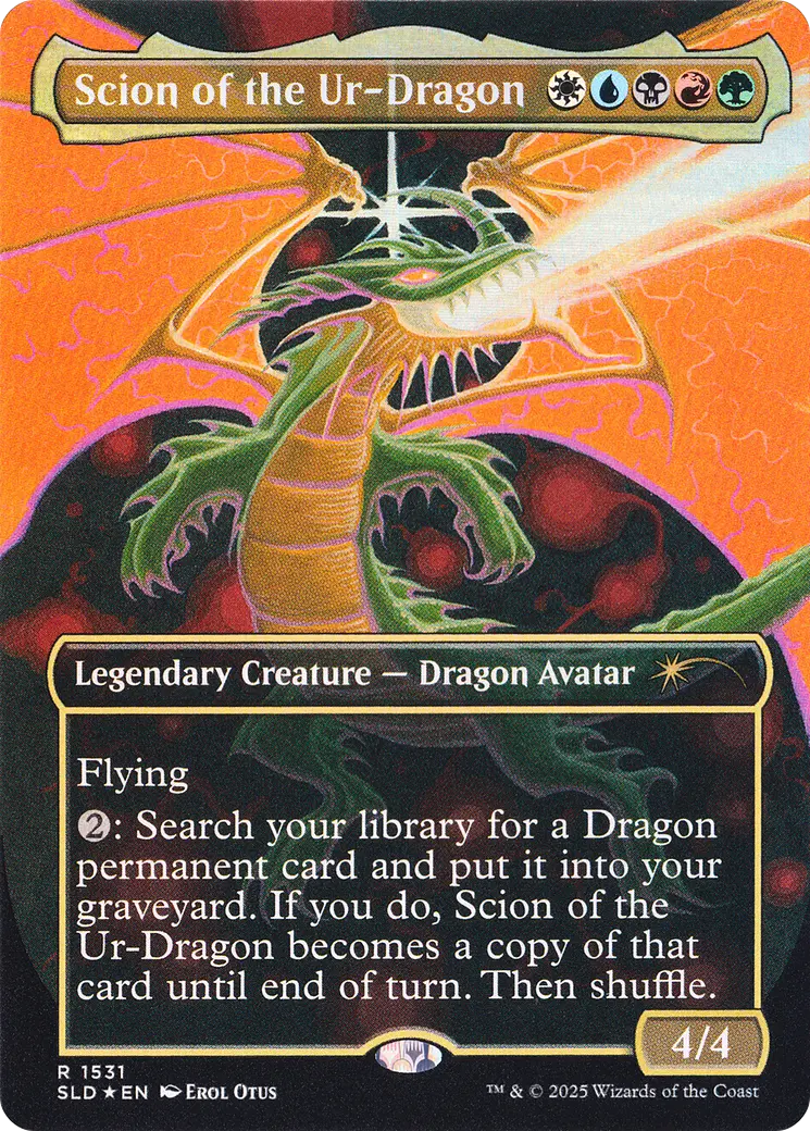 Scion Of The Ur-Dragon (Rainbow Foil) [Secret Lair Drop Series] 1