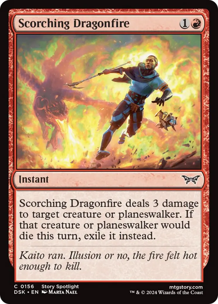 Scorching Dragonfire [Duskmourn: House Of Horror] 1