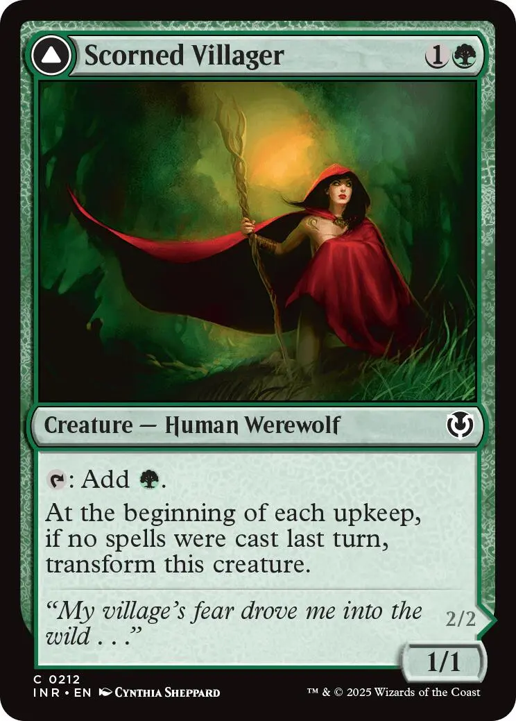 Scorned Villager // Scrounged Scythe [Innistrad Remastered] 1