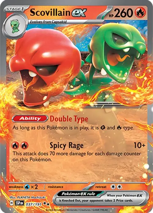 Scovillain Ex (037/191) [Scarlet & Violet: Surging Sparks] 1