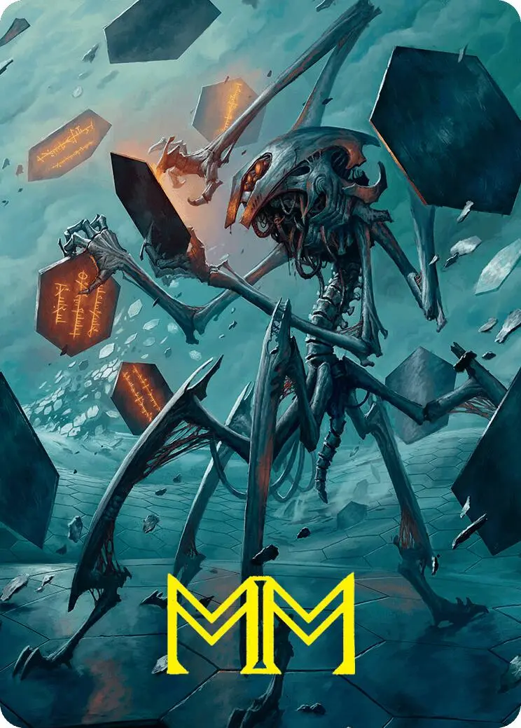 Scrawling Crawler Art Card (50/54) (Gold-Stamped Signature) [Foundations Art Series] 1