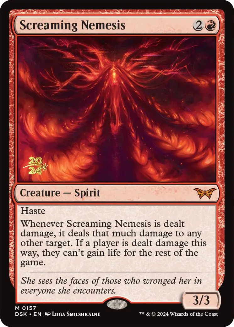 Screaming Nemesis [Duskmourn: House Of Horror Prerelease Promos] 1