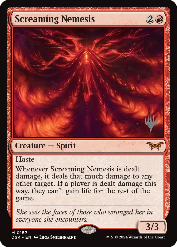 Screaming Nemesis (Promo Pack) [Duskmourn: House Of Horror Promos] 1