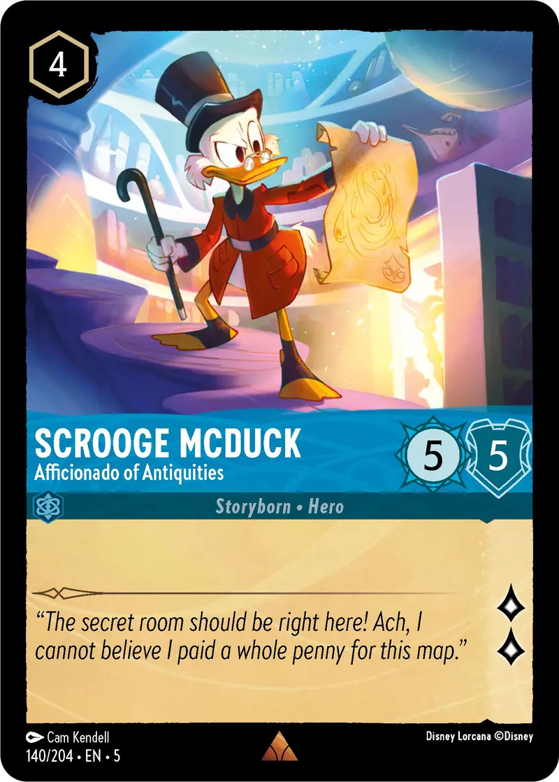Scrooge Mcduck - Afficionado Of Antiquities (140/204) [Shimmering Skies] 1
