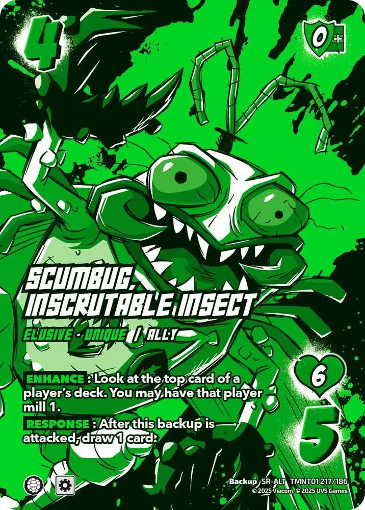 Scumbug, Inscrutable Insect (Alternate Art) - Teenage Mutant Ninja Turtles (Tmnt) 1