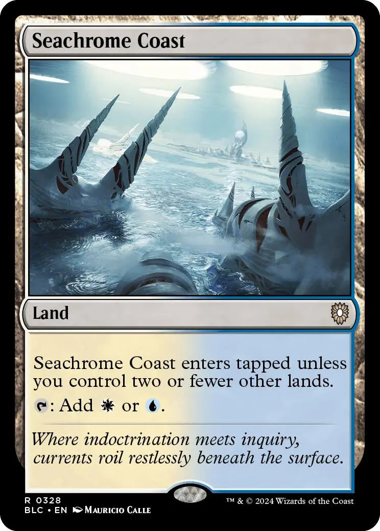 Seachrome Coast [Bloomburrow Commander] 1