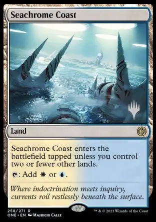 Seachrome Coast (Promo Pack) [Phyrexia: All Will Be One Promos] 1