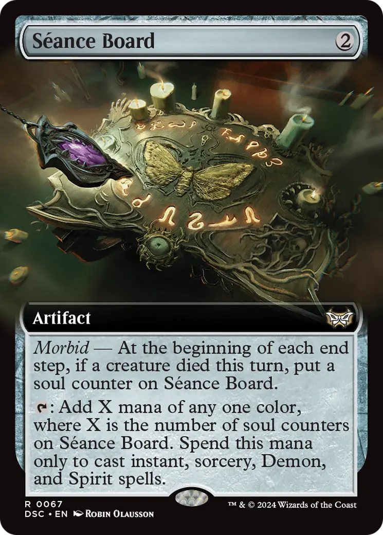 Seance Board (Extended Art) [Duskmourn: House Of Horror Commander] 1