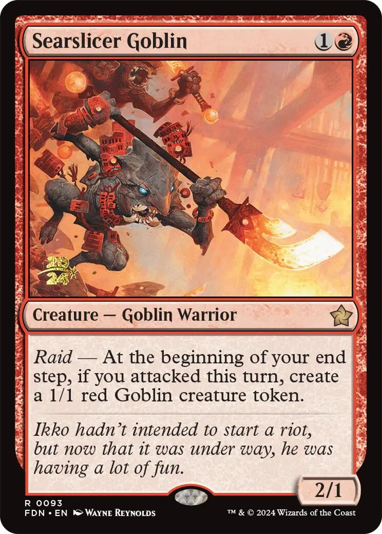 Searslicer Goblin [Foundations Prerelease Promos] 1