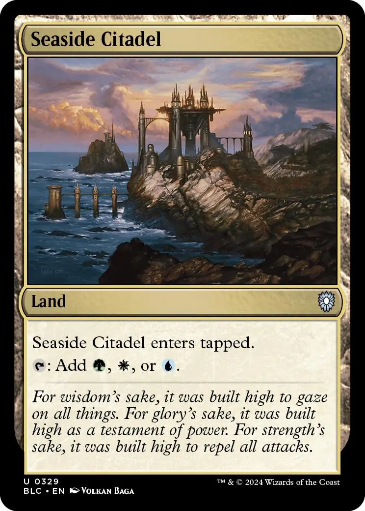 Seaside Citadel [Bloomburrow Commander] 1