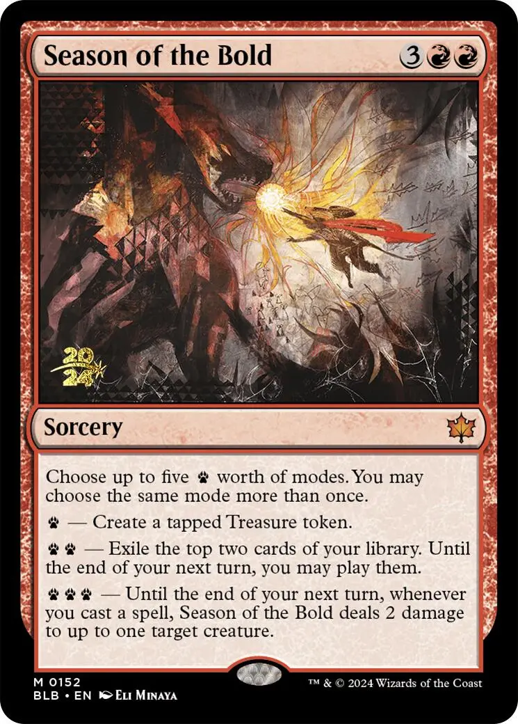 Season Of The Bold [Bloomburrow Prerelease Promos] 1