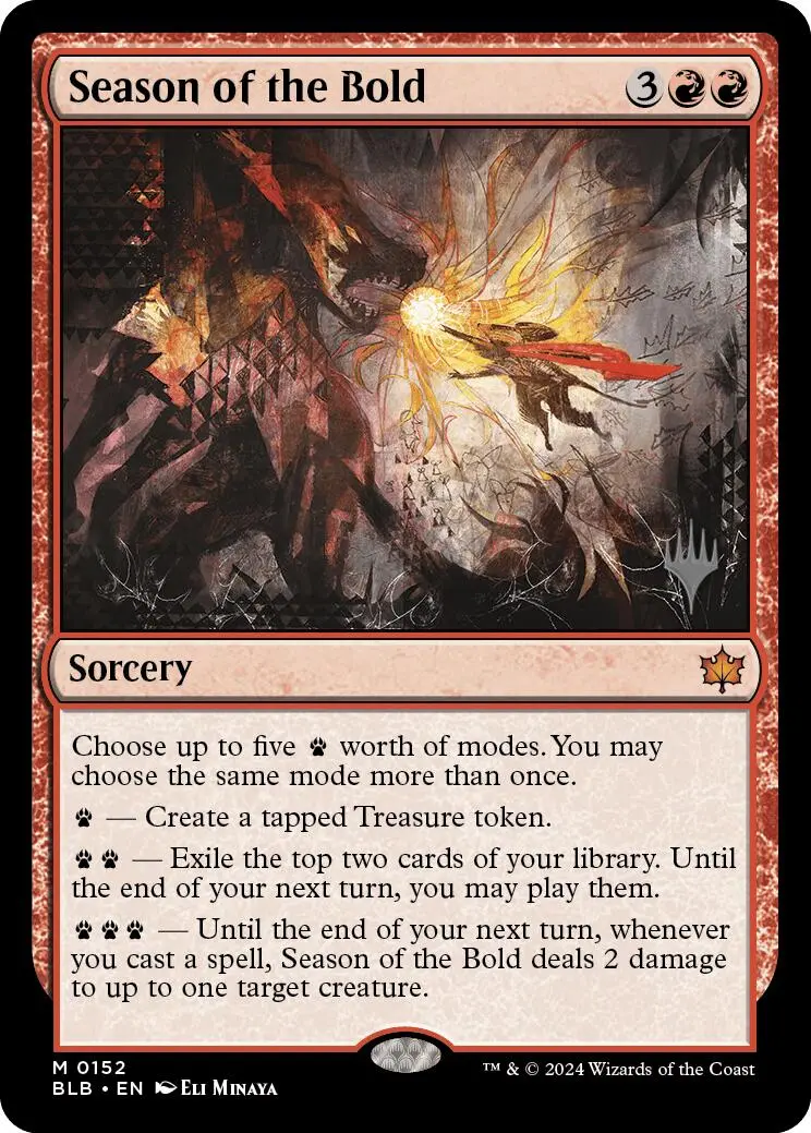 Season Of The Bold (Promo Pack) [Bloomburrow Promos] 1