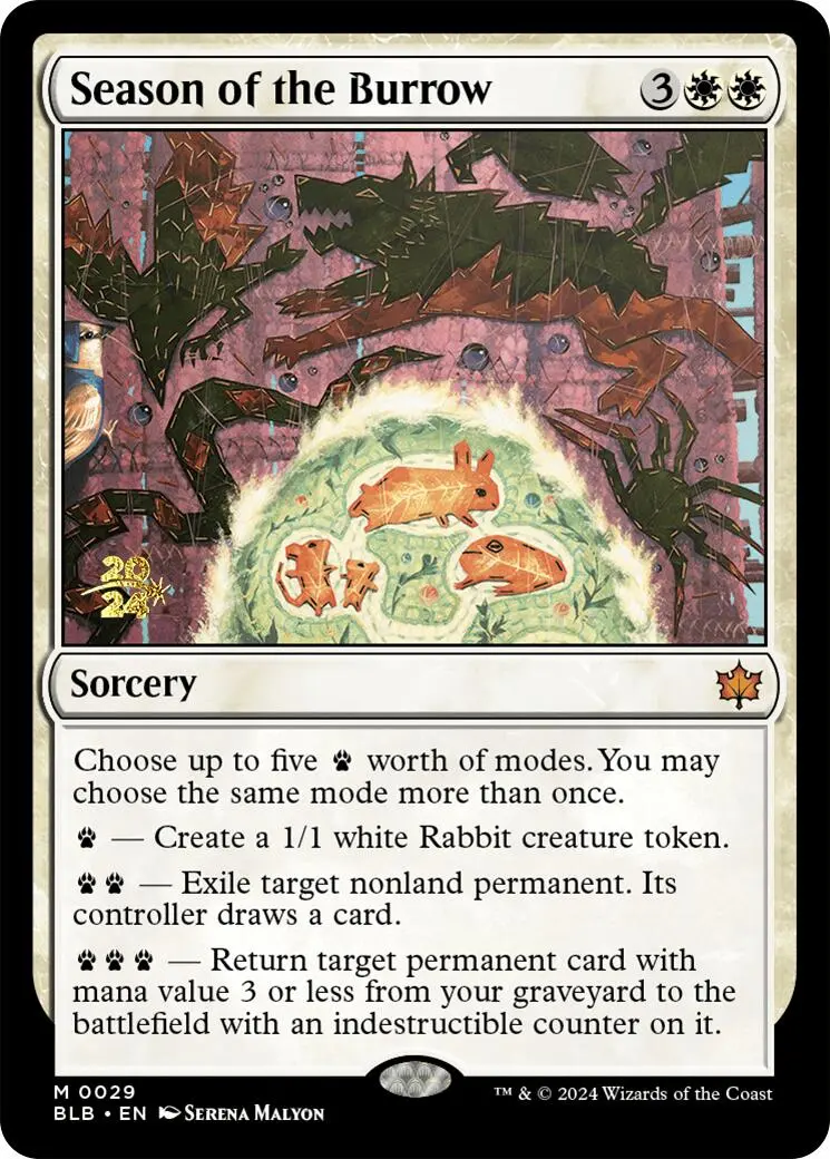 Season Of The Burrow [Bloomburrow Prerelease Promos] 1