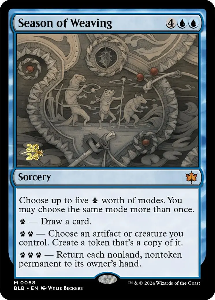 Season Of Weaving [Bloomburrow Prerelease Promos] 1