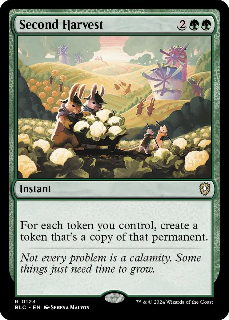 Second Harvest [Bloomburrow Commander] 1