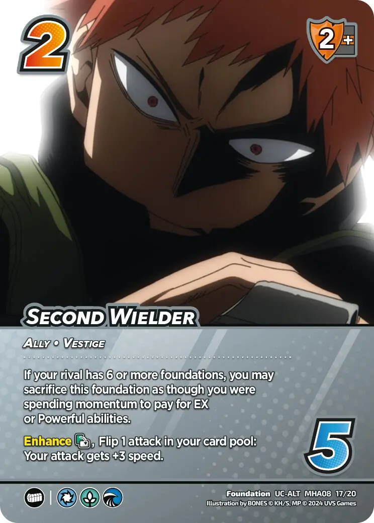 Second Wielder (Alternate Art) [Challenger Series: My Hero Academia - Dark Hero Arc] 1