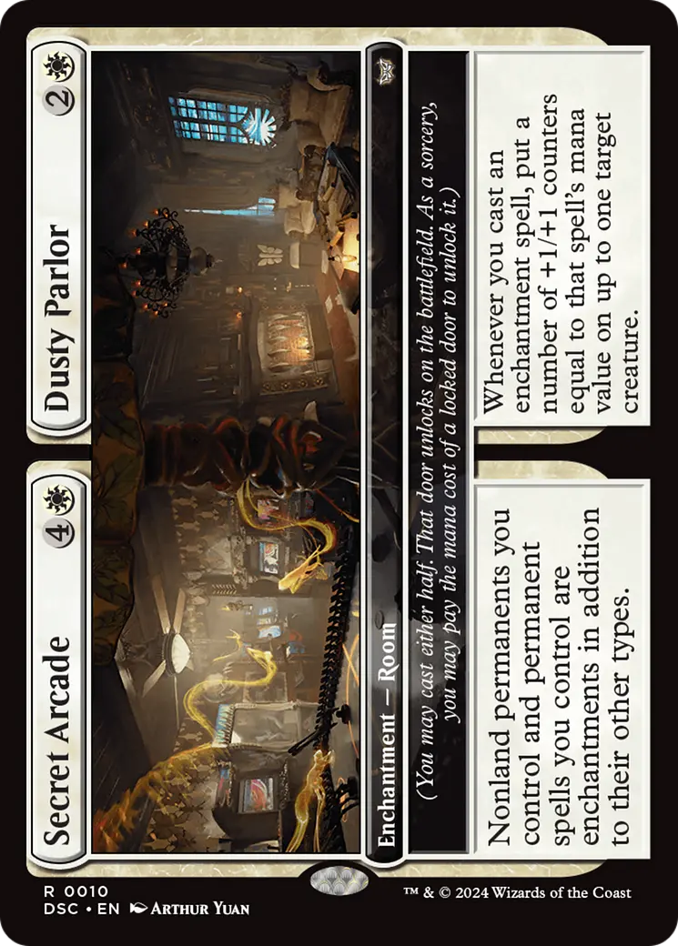 Secret Arcade // Dusty Parlor [Duskmourn: House Of Horror Commander] 1