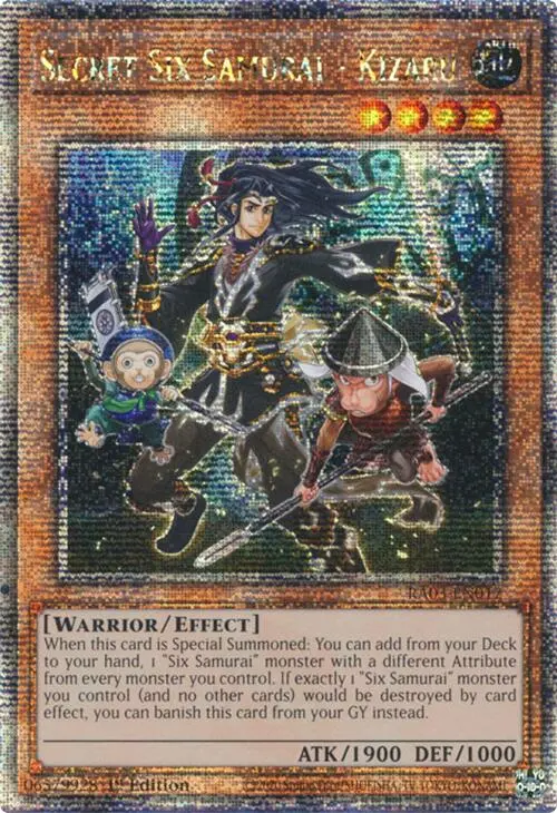 Secret Six Samurai - Kizaru (Quarter Century Secret Rare) [Ra03-En017] Quarter Century Secret Rare 1