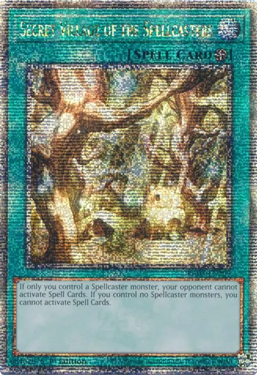 Secret Village Of The Spellcasters (Quarter Century Secret Rare) [Ra03-En209] Quarter Century Secret Rare 1