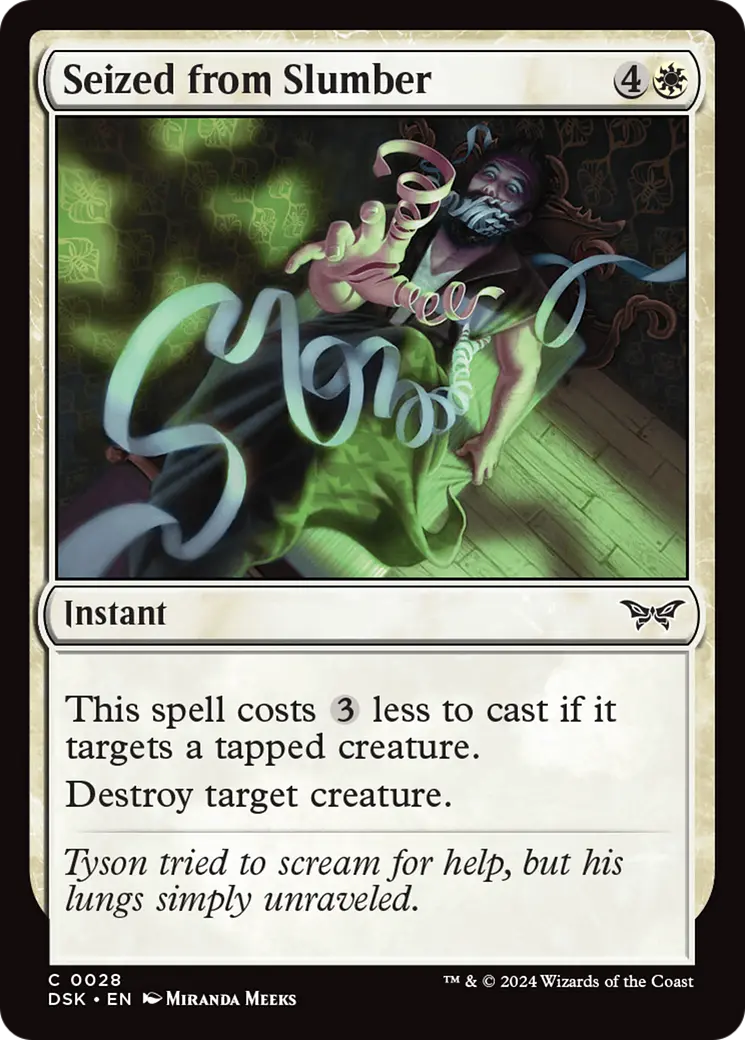 Seized From Slumber [Duskmourn: House Of Horror] 1
