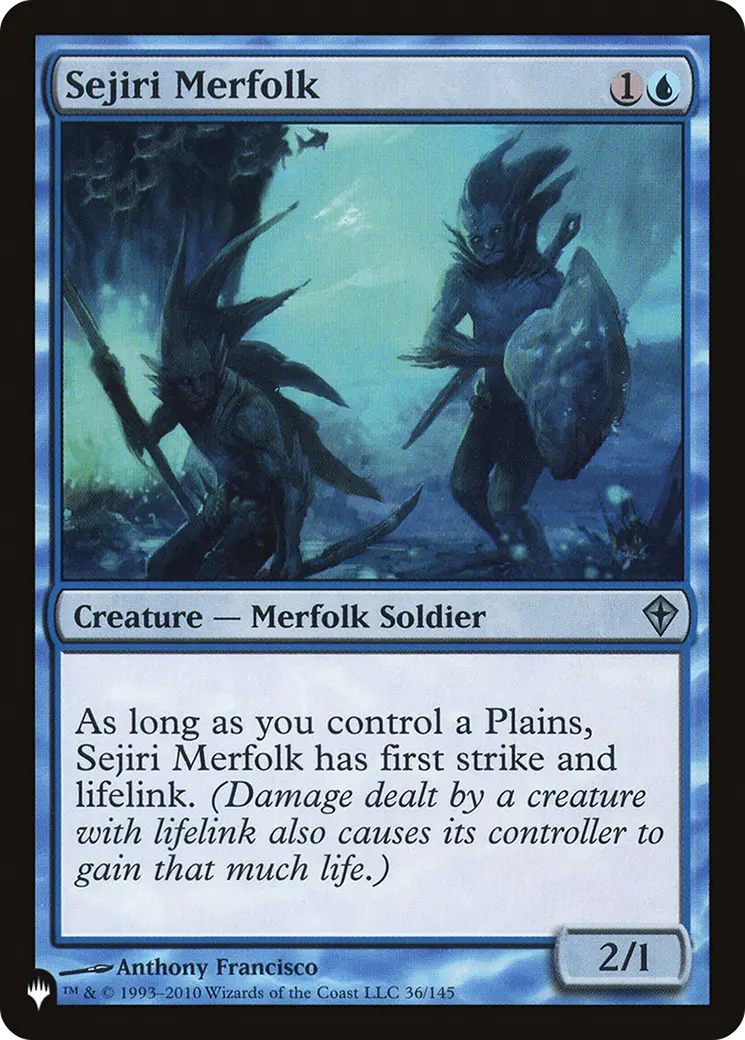Sejiri Merfolk [The List] 1