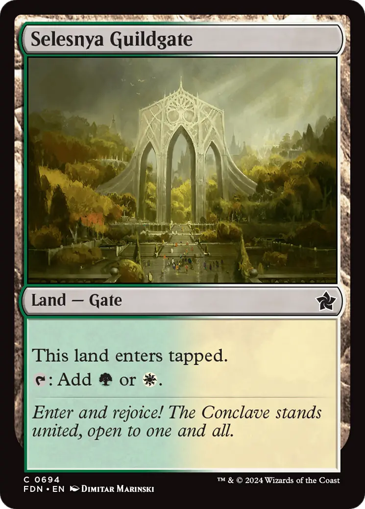 Selesnya Guildgate [Foundations] 1