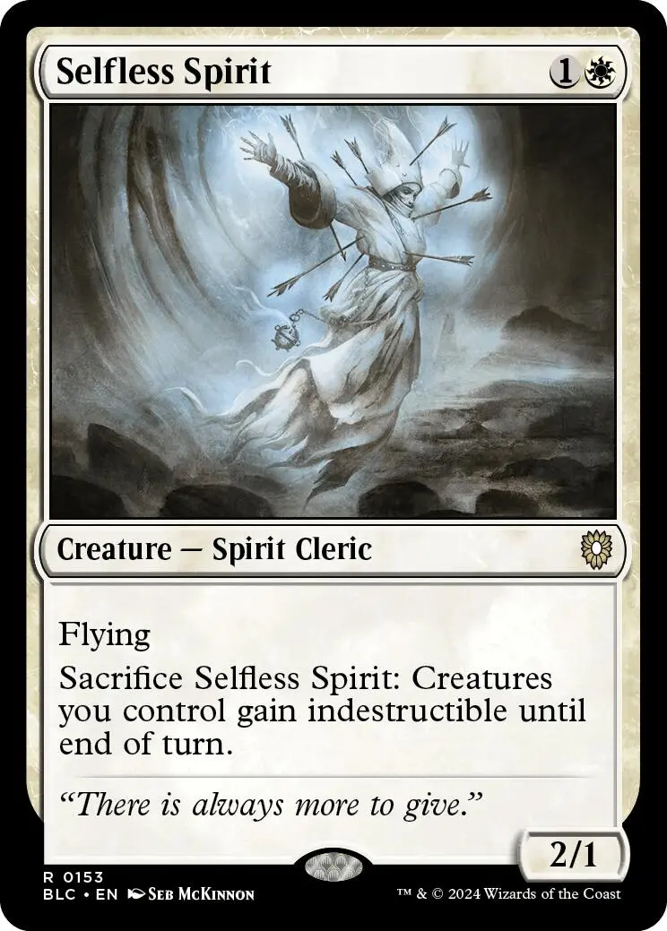 Selfless Spirit [Bloomburrow Commander] 1