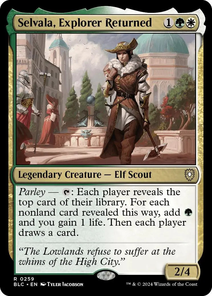 Selvala, Explorer Returned [Bloomburrow Commander] 1
