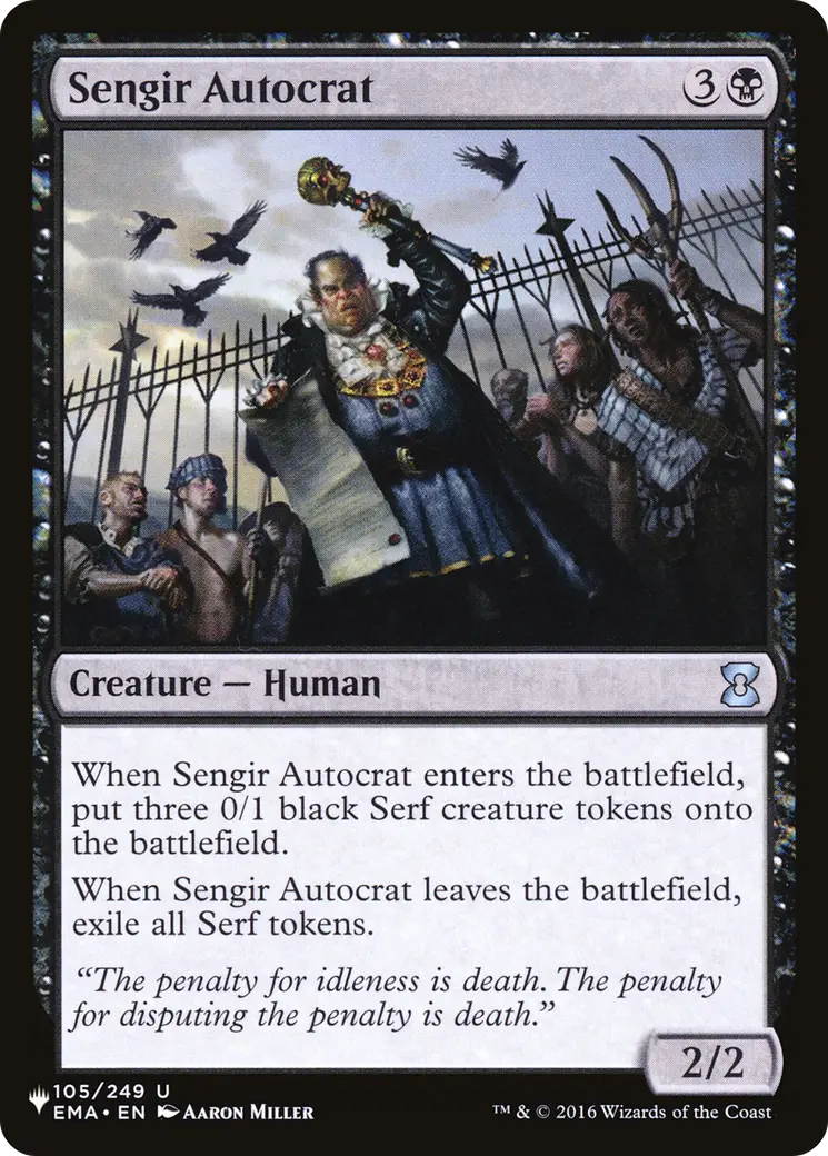 Sengir Autocrat [The List] 1
