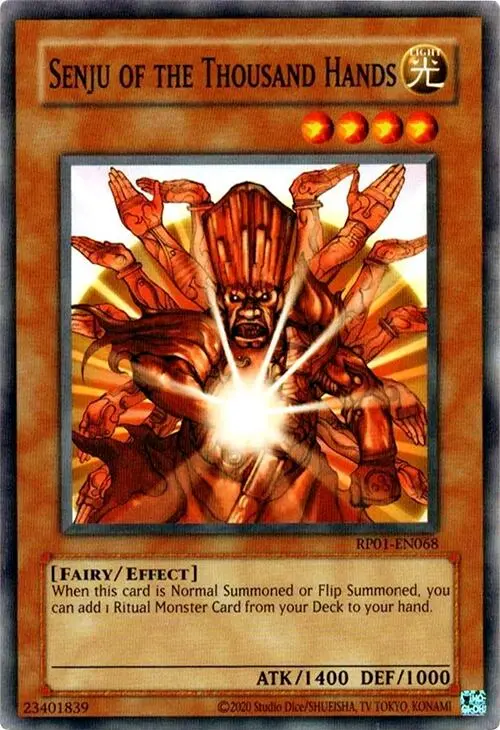 Senju Of The Thousand Hands [Rp01-En068] Common 1