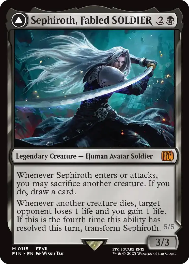 Sephiroth, Fabled Soldier // Sephiroth, One-Winged Angel [Final Fantasy] 1