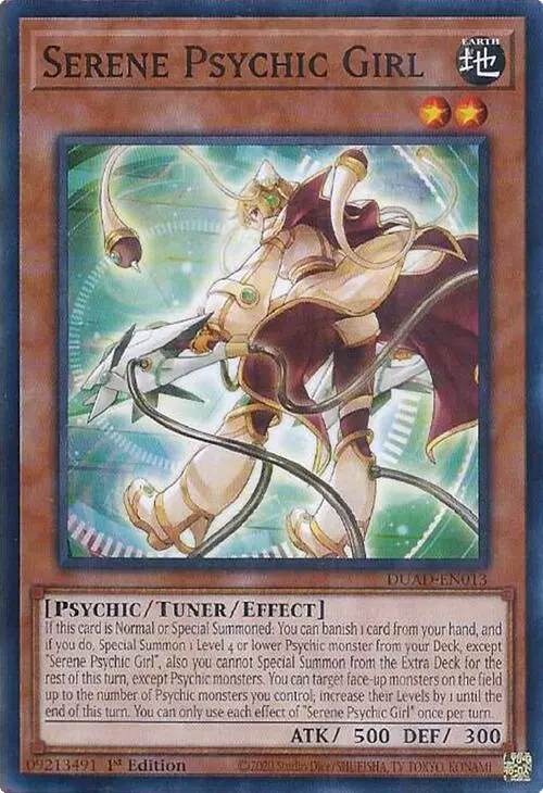 Serene Psychic Girl [Duad-En013] Common 1