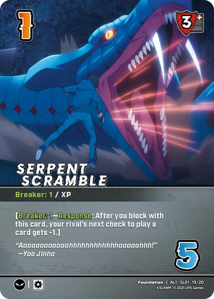 Serpent Scramble (Alternate Art) - Sl01 19/20 - Alternate Art Common 1