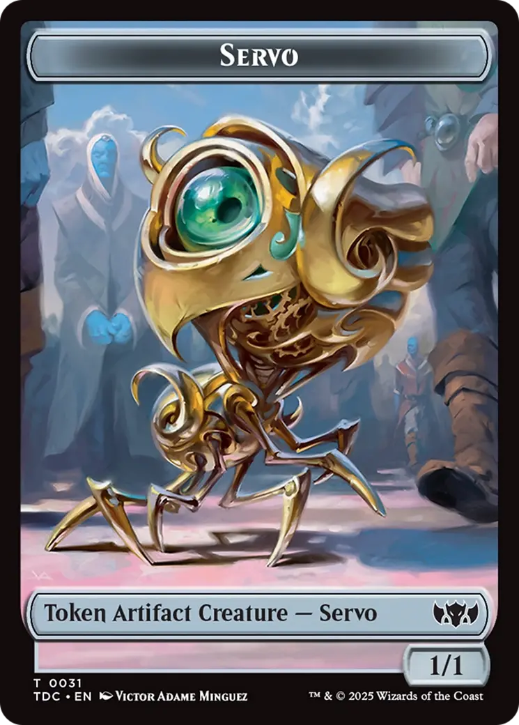 Servo // Warrior Double-Sided Token [Tarkir: Dragonstorm Commander Tokens] 1