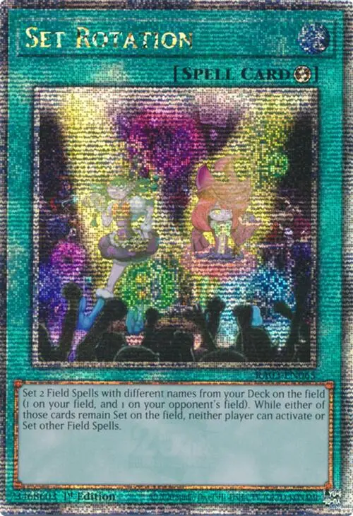 Set Rotation (Quarter Century Secret Rare) [Ra03-En065] Quarter Century Secret Rare 1