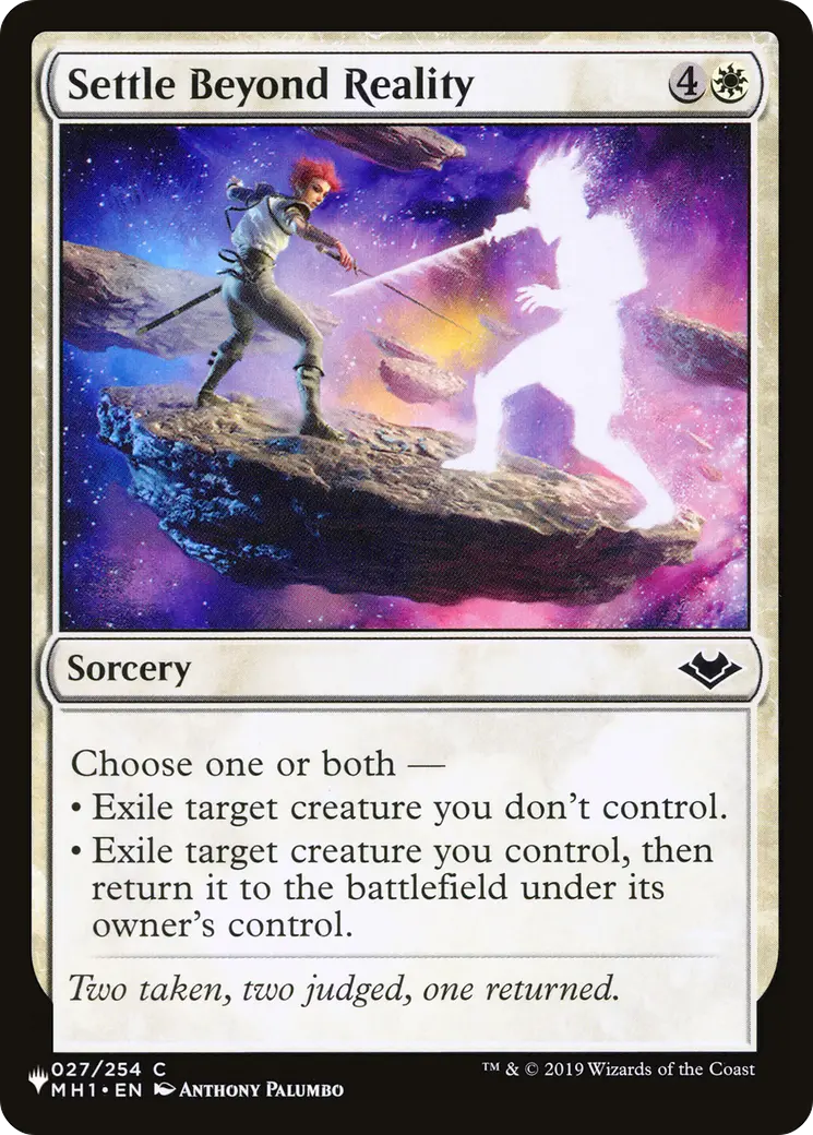 Settle Beyond Reality [The List] 1