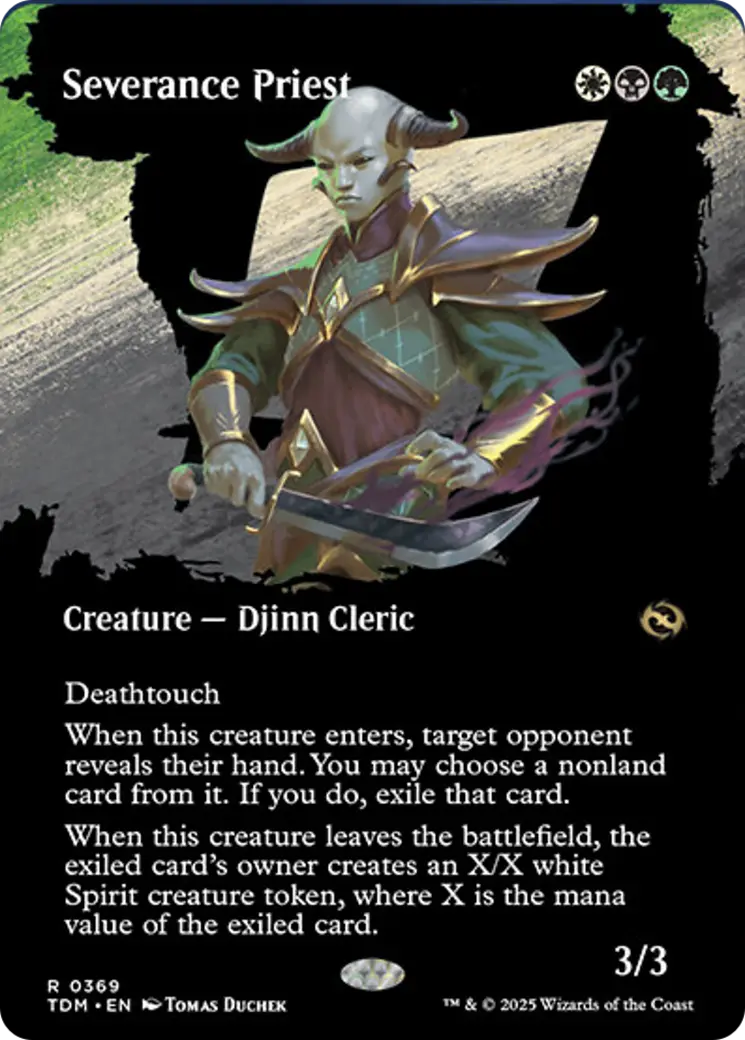 Severance Priest (Borderless) [Tarkir: Dragonstorm] 1