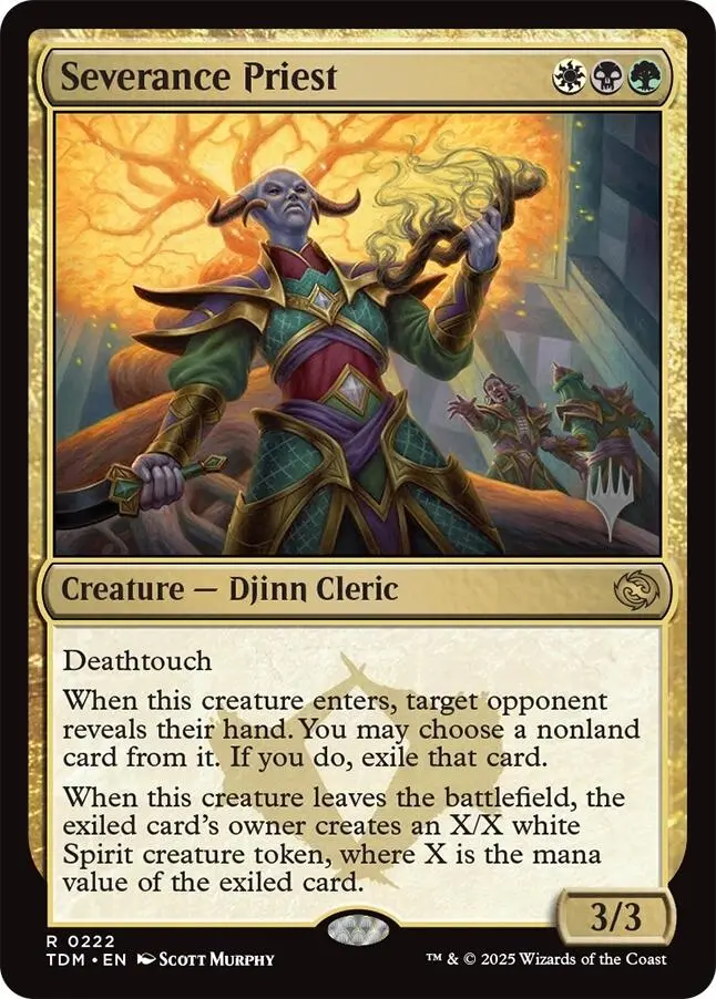 Severance Priest (Promo Pack) [Tarkir: Dragonstorm Promos] 1