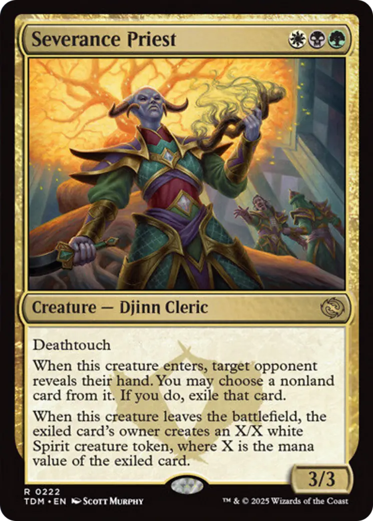 Severance Priest [Tarkir: Dragonstorm] 1