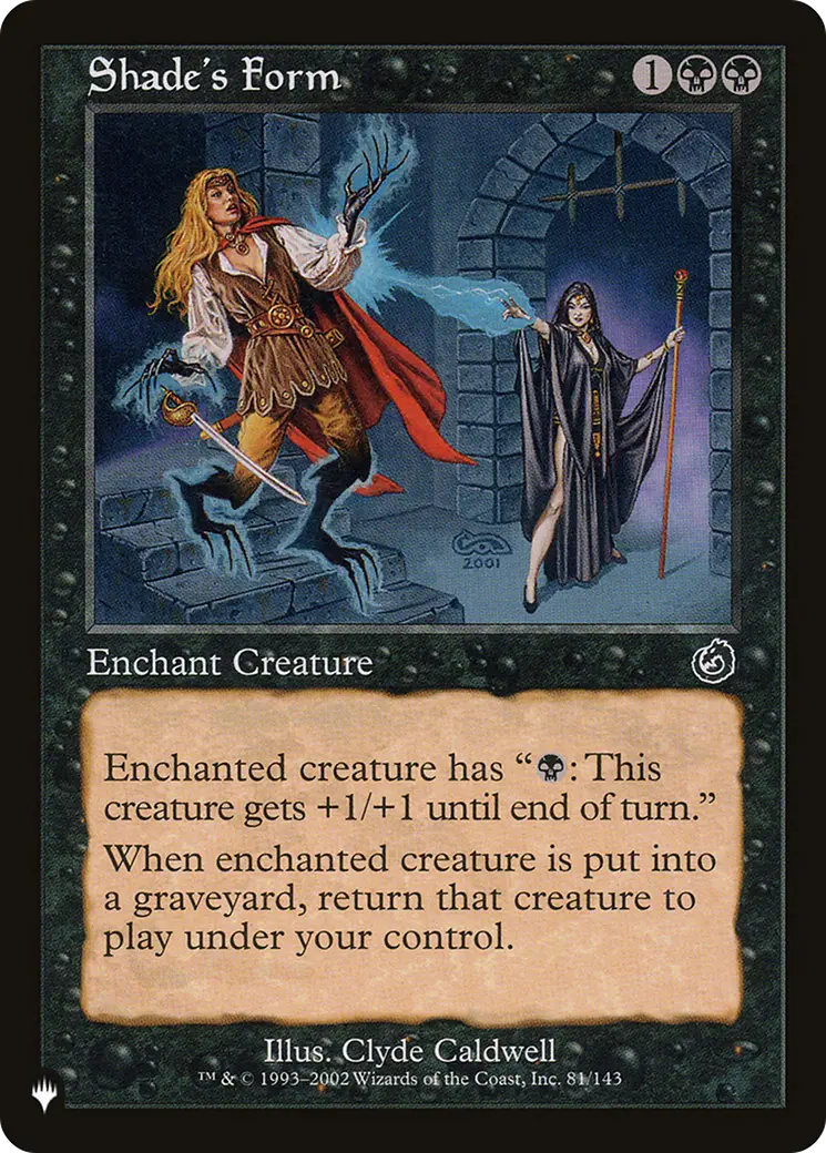 Shade's Form [The List] 1