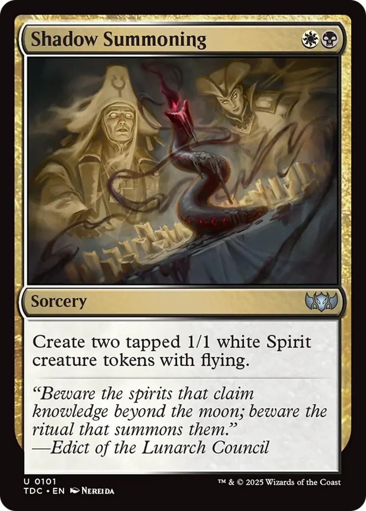 Shadow Summoning [Tarkir: Dragonstorm Commander] 1